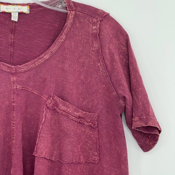 eri + ali lagenlook drapey oversized boxy t-shirt - Picture 2 of 8